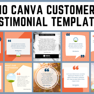 10 Canva Testimonial Templates