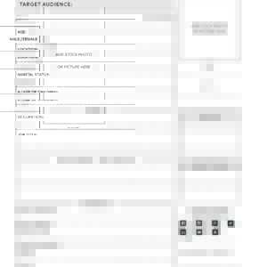 Target Audience Worksheet
