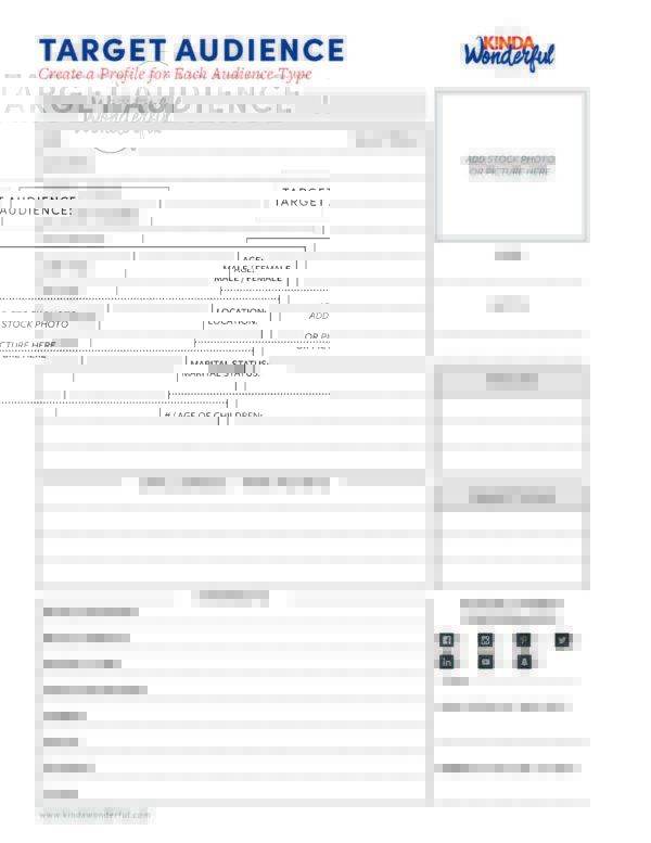 Target Audience Worksheet